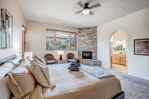 Master Bedroom with a King Bed, 55
