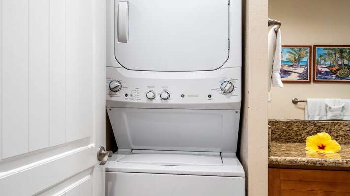 In-unit washer/dryer