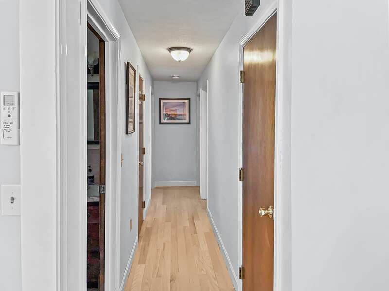 Hallway off living room to bedrooms and bath-17 Avalon Circle-Osterville-Cape Cod