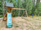 Play equipment for the kids and family to enjoy while you relax next to the creek and enjoy the outdoors!