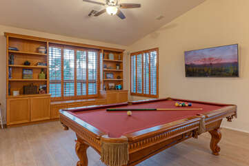Shoot pool with your favorite sharks in the dedicated game room.