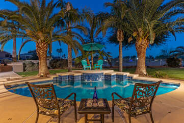 Welcome to SANDSTONE GEM, our 4 BR, 3 BA, one story home in the family friendly town of Gilbert.