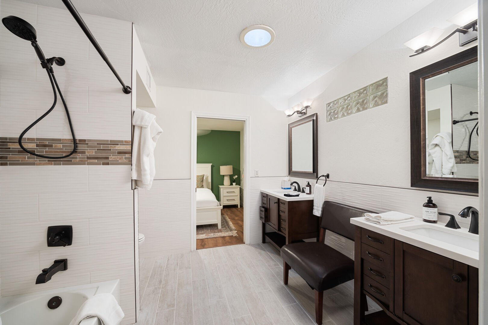 Full Bathroom w/ Tub-Shower Combo off Bedroom Six