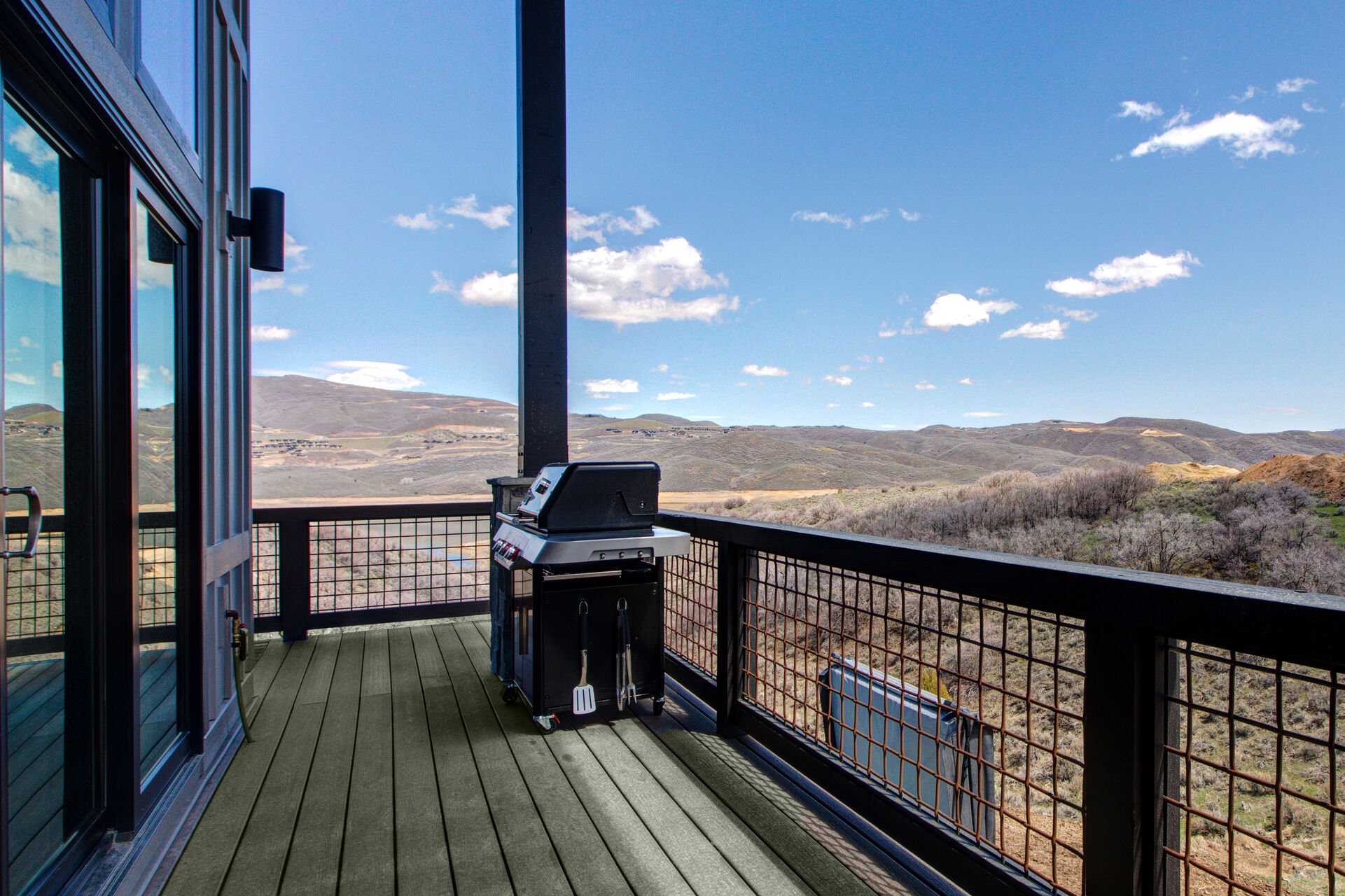 Wrap Around Deck with a Natural Gas BBQ and Vast Views