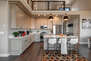 Gourmet Kitchen with a Center Island and Viking Appliances