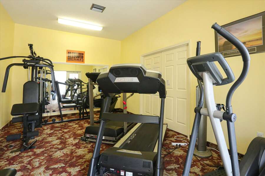 Fitness room in community center