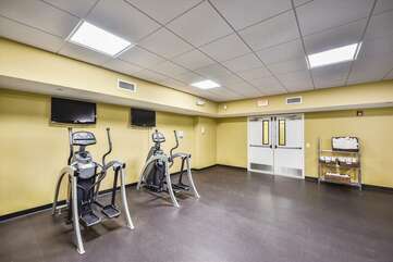 Fitness room at the resort