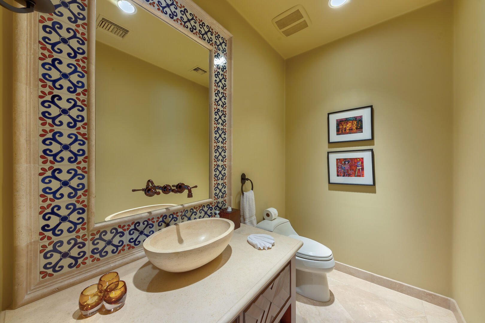 An en suite bathroom at Espiritu Casita 7 villa