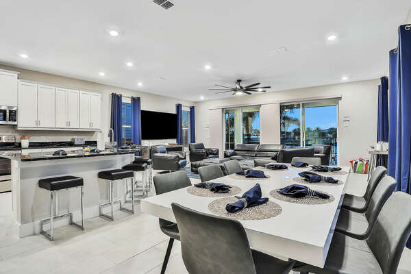 From the moment you walk in, you will feel at home with the open concept living area