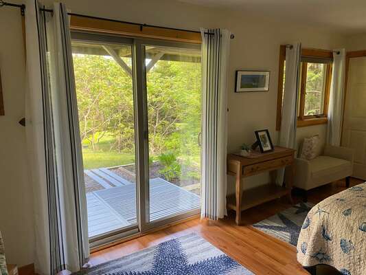 The alternate view of downstairs bedroom.