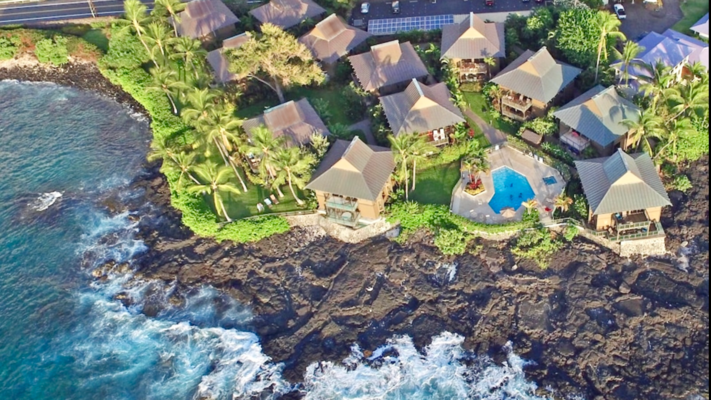 Kona Onenalo, a 2+ acre oceanfront property with only 12 stand-alone villas