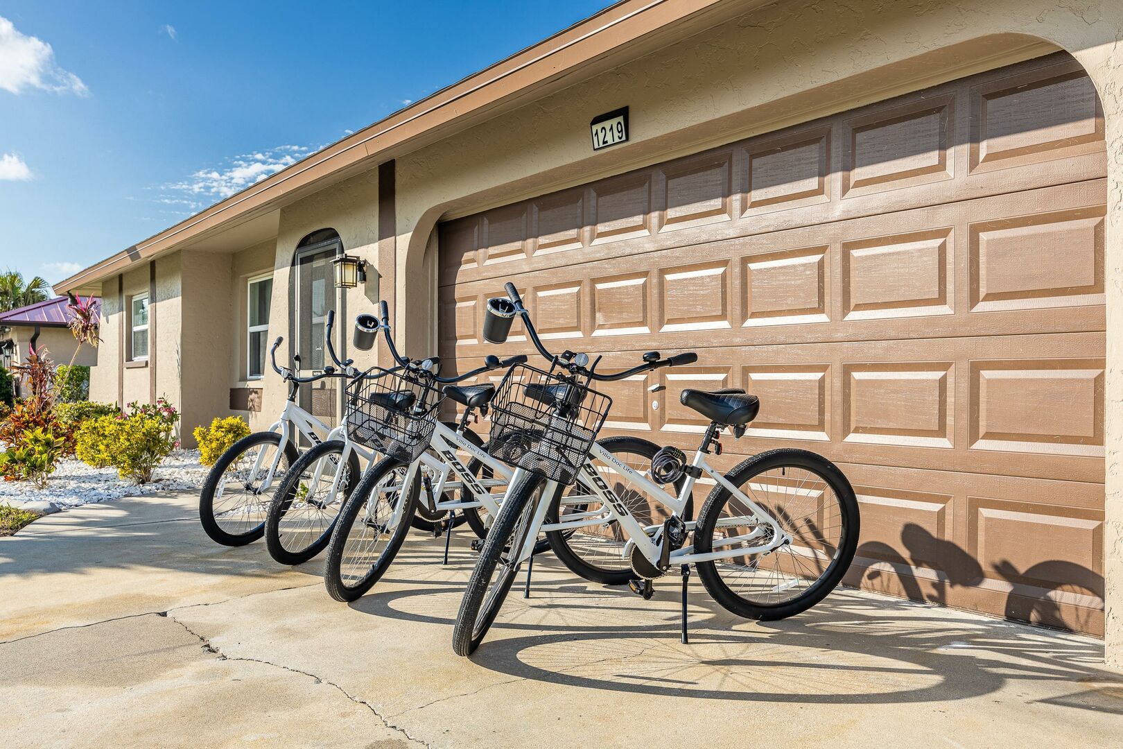 Vacation rental with bikes
