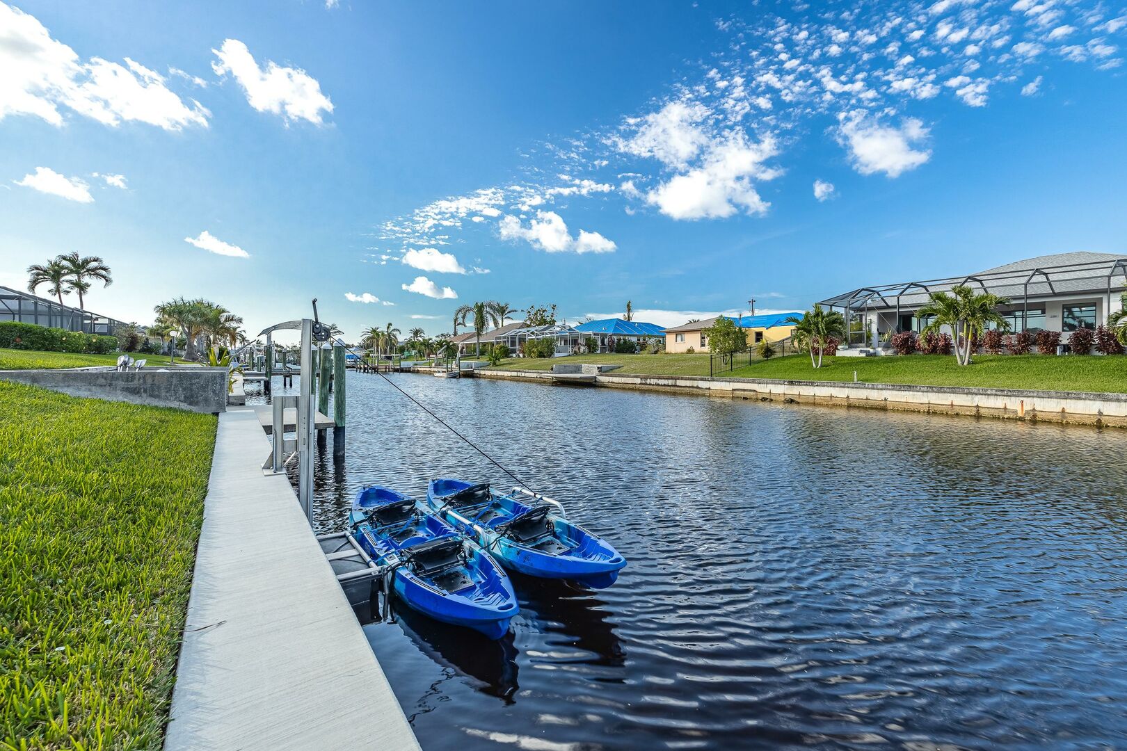 3 bedroom Cape Coral Vacation rental with kayaks