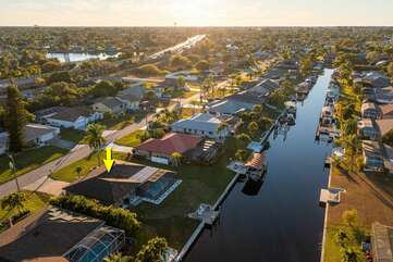 Canal access vacation rental in Cape Coral