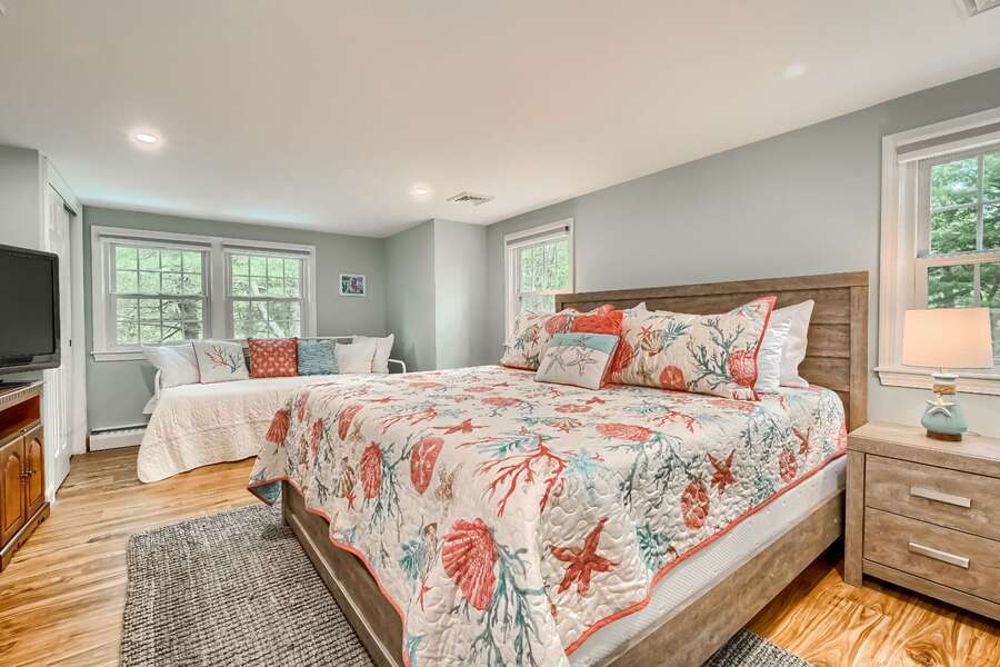 Bedroom #1 King bed-30 Kiahs Way- East Sandwich- Cape Cod-New England Vacation Rentals