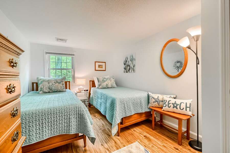 Bedroom #3 with 2 Twin beds-30 Kiahs Way- East Sandwich- Cape Cod-New England Vacation Rentals