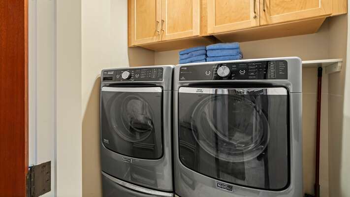 Large capacity washer/dryer for your convenience