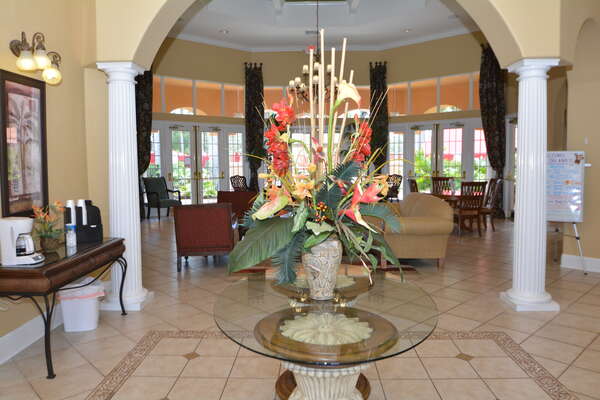 On-site facilities:- Clubhouse foyer
