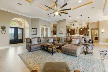 Luxury living room of Vacation Rental