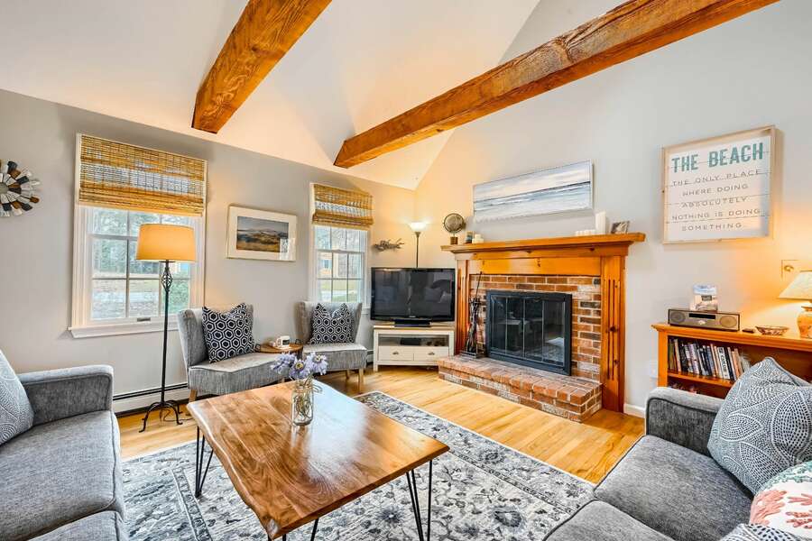 Living room with 2 chairs, couch and love seat-75 Candlewood Drive-Eastham-Cape Cod -