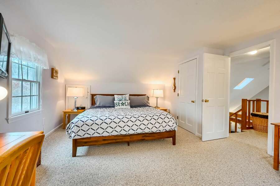 Bedroom # 3 King bed, flat screen tv-75 Candlewood Drive-Eastham-Cape Cod -