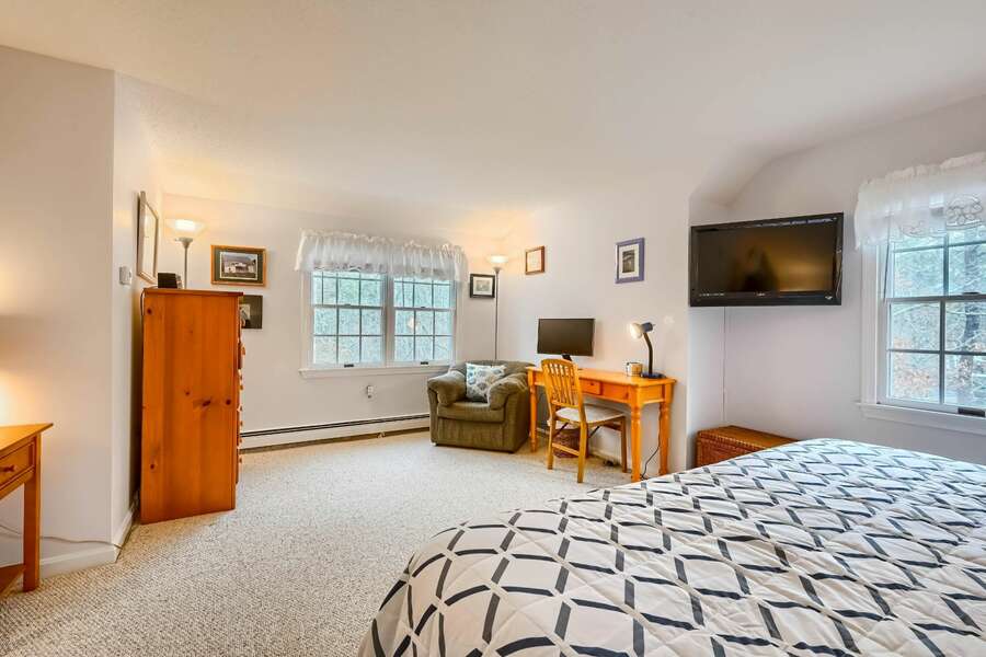 Bedroom #3 King bed, desk, Tv-75 Candlewood Drive-Eastham-Cape Cod -