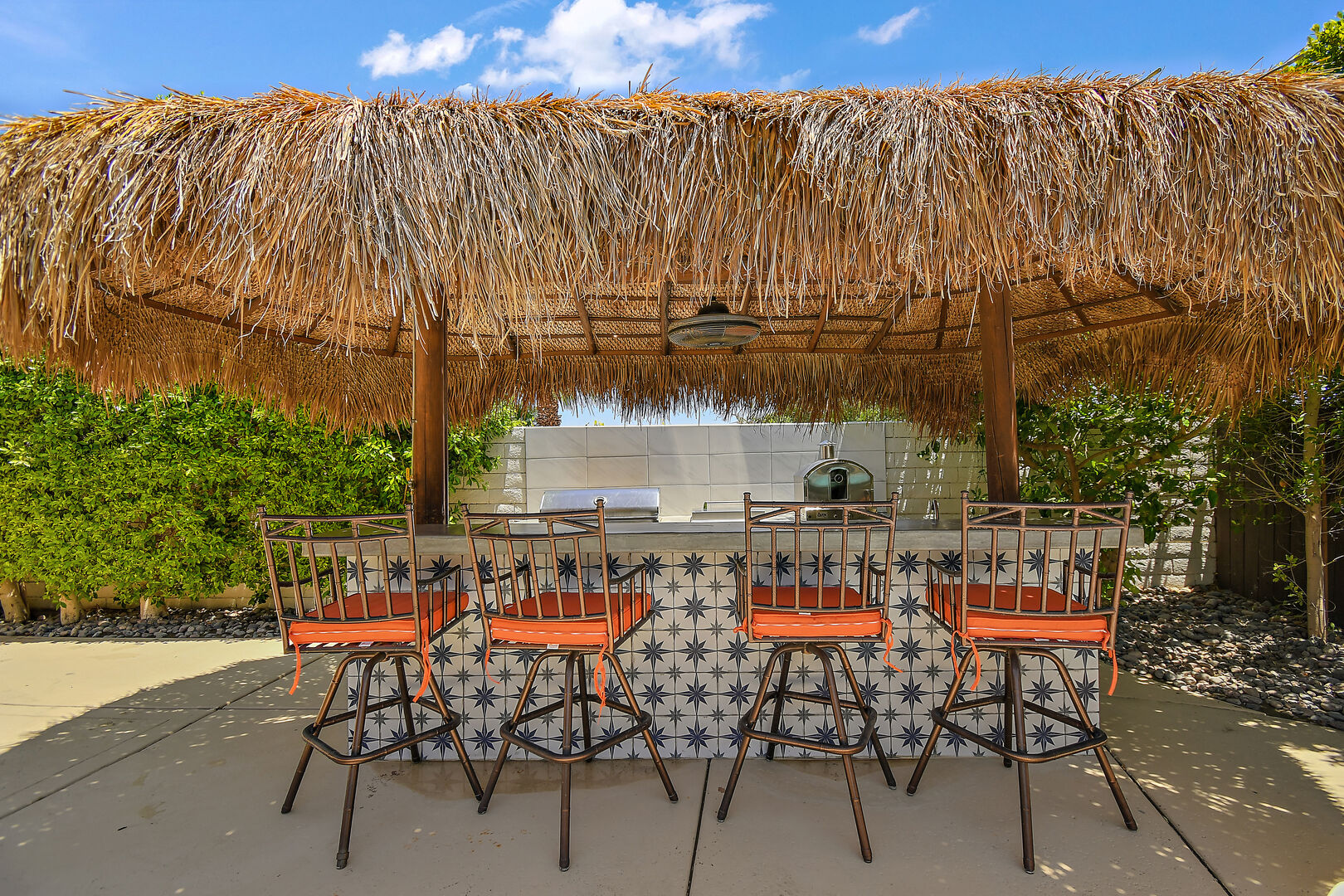 Meals can be prepared on the resort style outdoor barbecue area.
