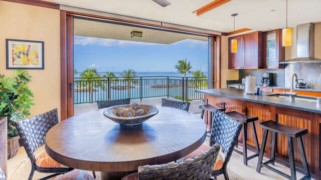 Ocean View from the Dining Area