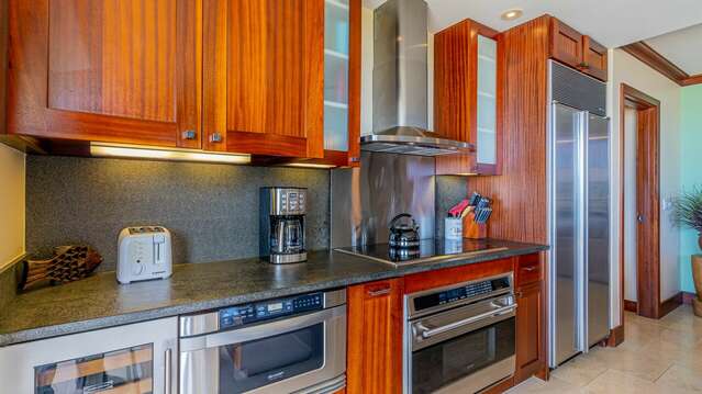 Your Fully Equipped Kitchen designed by Roy Yamaguchi
