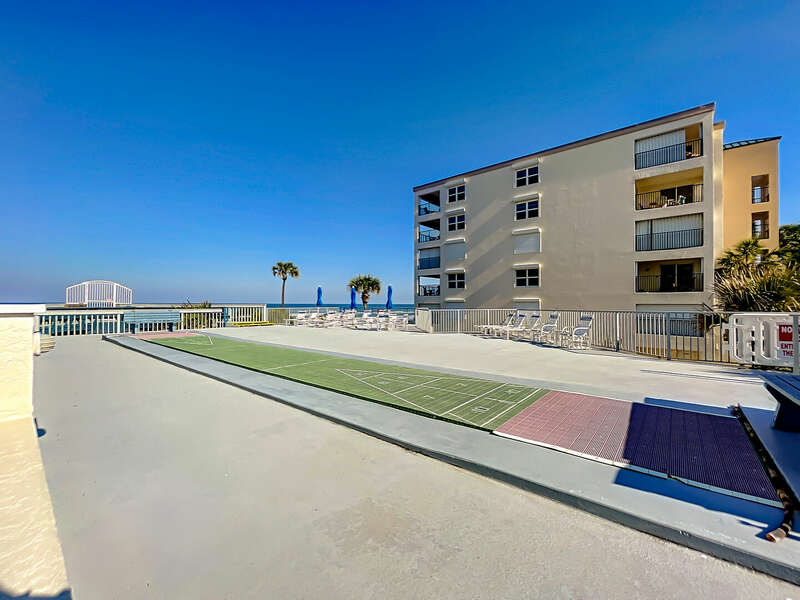 Play shuffleboard with a view of the ocean!
