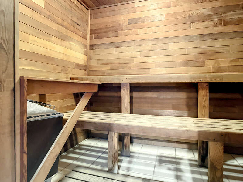 2 saunas are available for use!