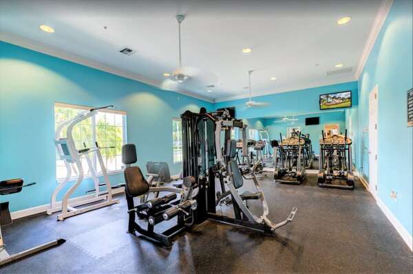 Have an early work-out in the fully equipped fitness center!