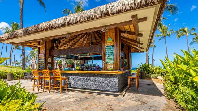 Private, On-site Beach Bar