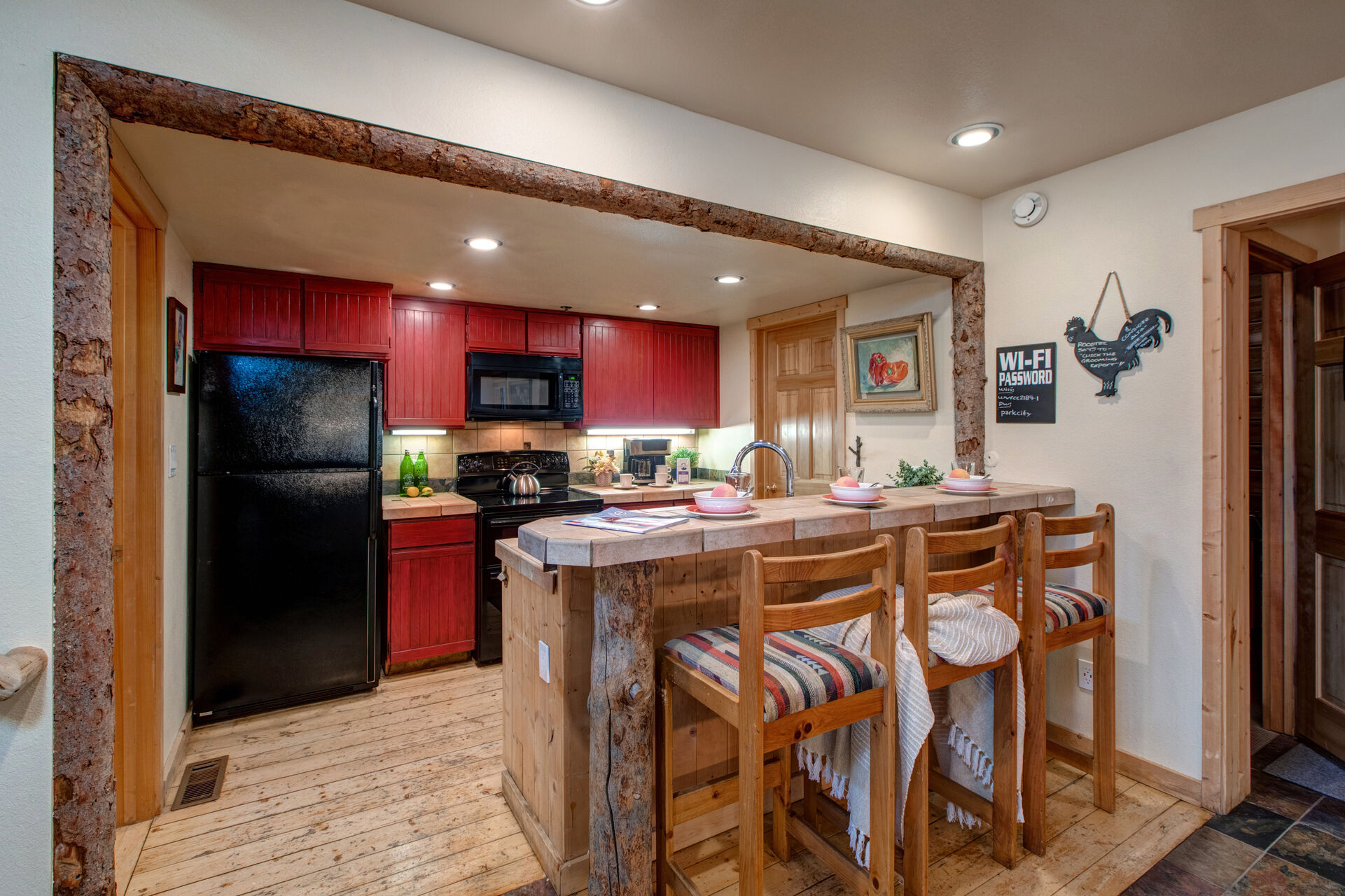 Entryway and Kitchen/Dining Area