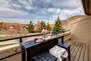 Private Deck over looking PC Ski Resorts with seating for 5 and BBQ grill