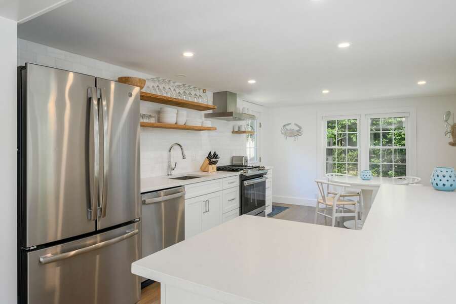 Kitchen stainless appliances-31 Bayview St- Chatham- Cape Cod
