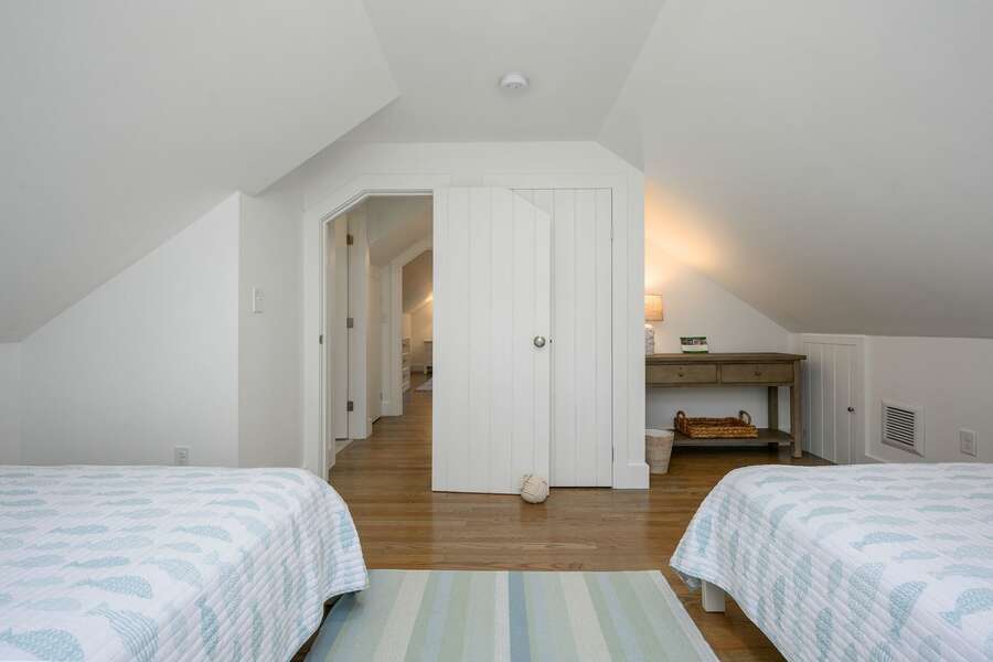 Bedroom #3 with 2 Queen beds-31 Bayview St- Chatham- Cape Cod