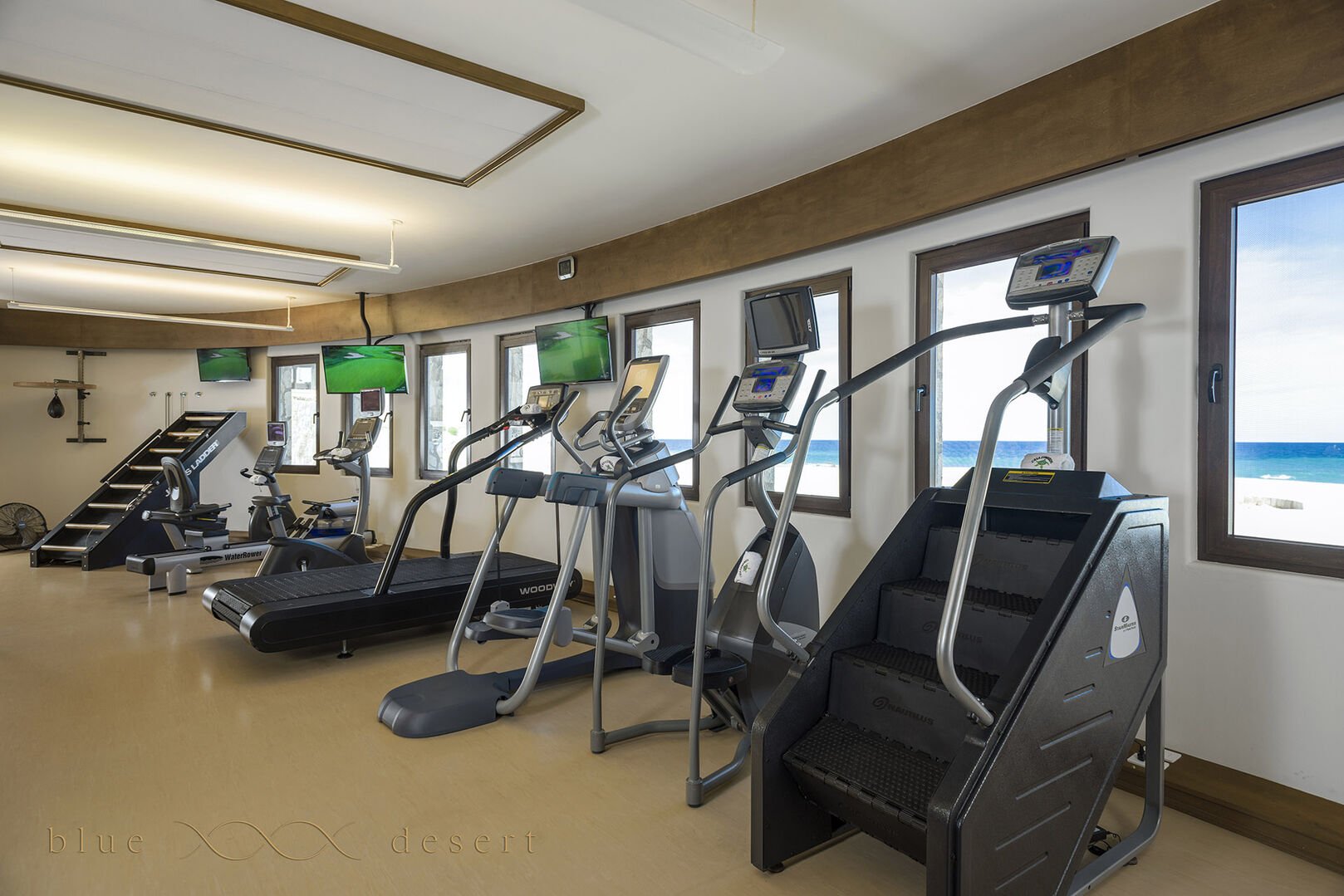 Amazing views from the sea of Cortez while you are working out.