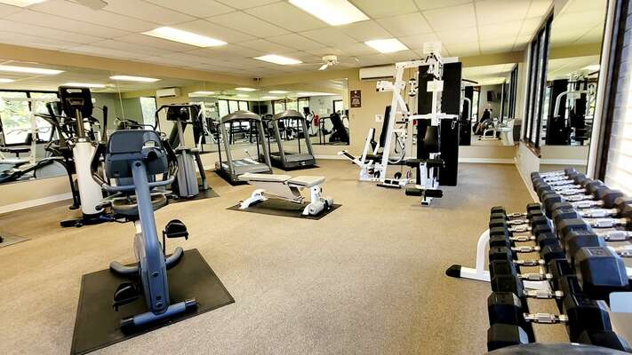 The Shores at Waikoloa Beach Resort air-conditioned exercise room