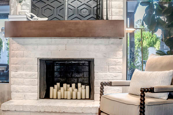Decorative Only Fireplace