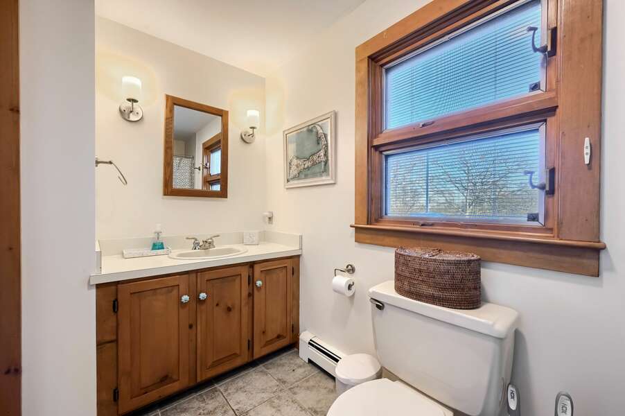 Bathroom #1 Full with shower tub combo-132 Horizon Dr - Chatham- Cape Cod