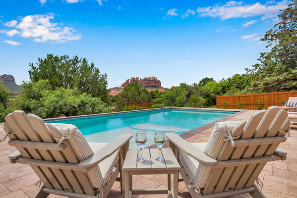 Lounge By the Pool and Take In the Breathtaking Surrounding Views!