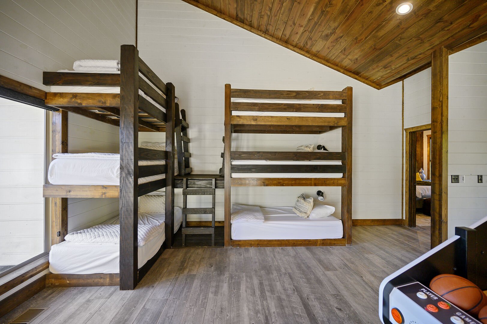 (2) 3 bed bunk area (sleeps 6)