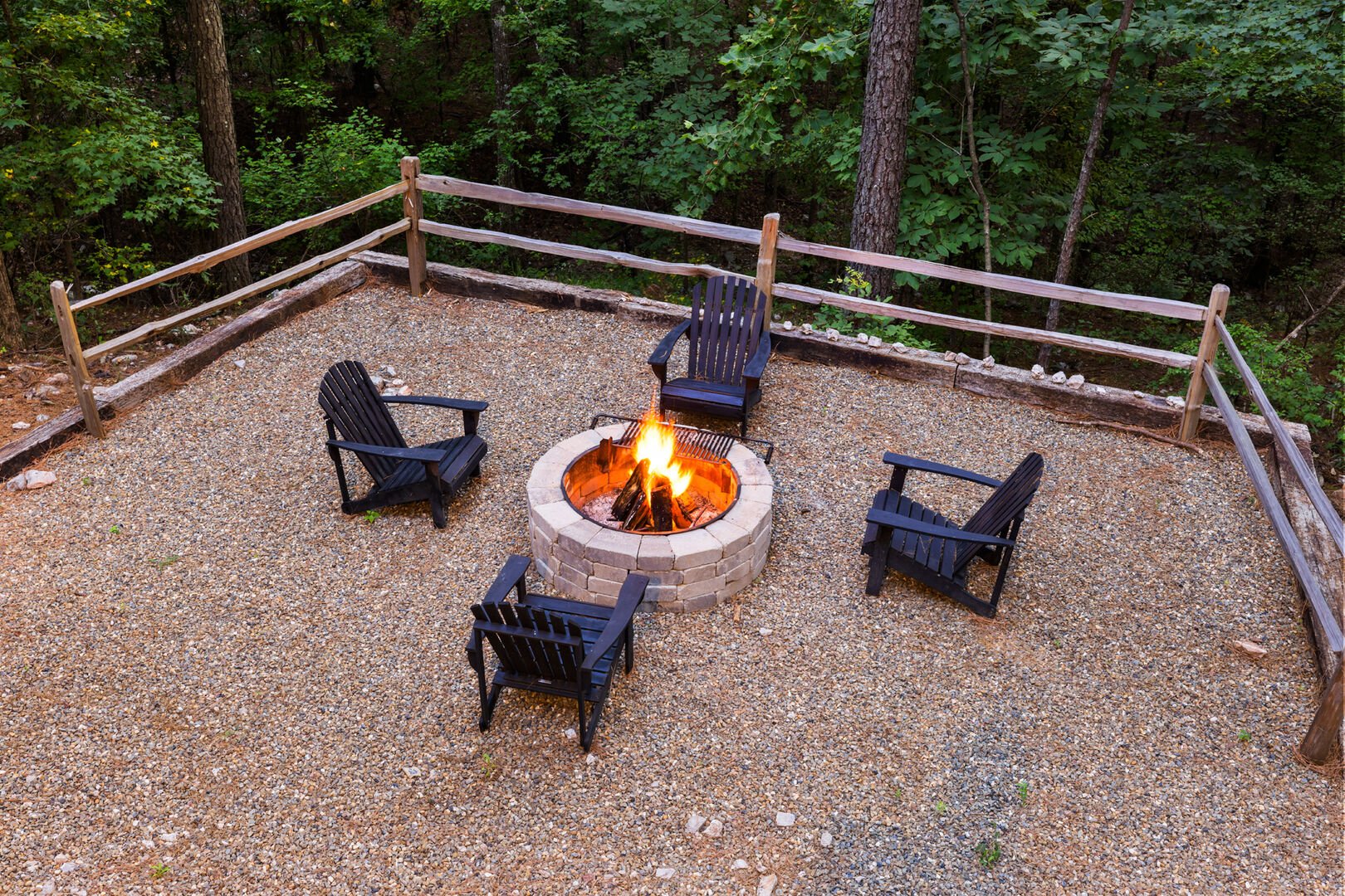Fire pit with great relaxing views