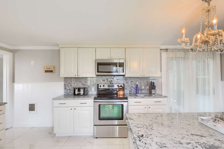 Kitchen with Stainless appliances-191 Sea St Unit 1A- Dennisport-Cape Cod - New England Vacation Rentals
