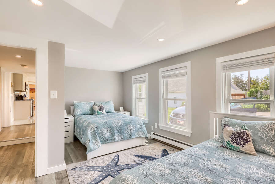 Bedroom #4 with Full and Twin beds-191 Sea St Unit 1A- Dennisport-Cape Cod - New England Vacation Rentals