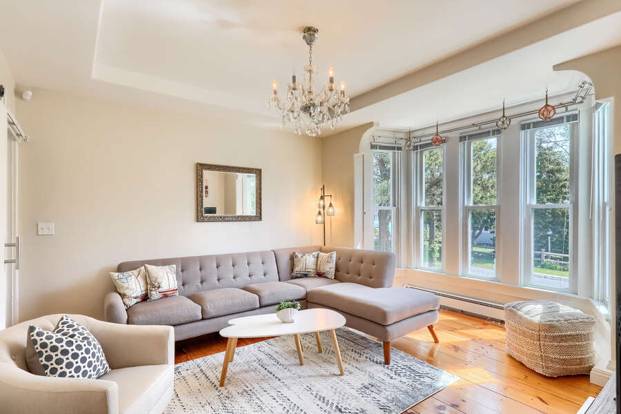 Living room with couch and occasional chairs-191 Sea St Unit 1A- Dennisport-Cape Cod - New England Vacation Rentals