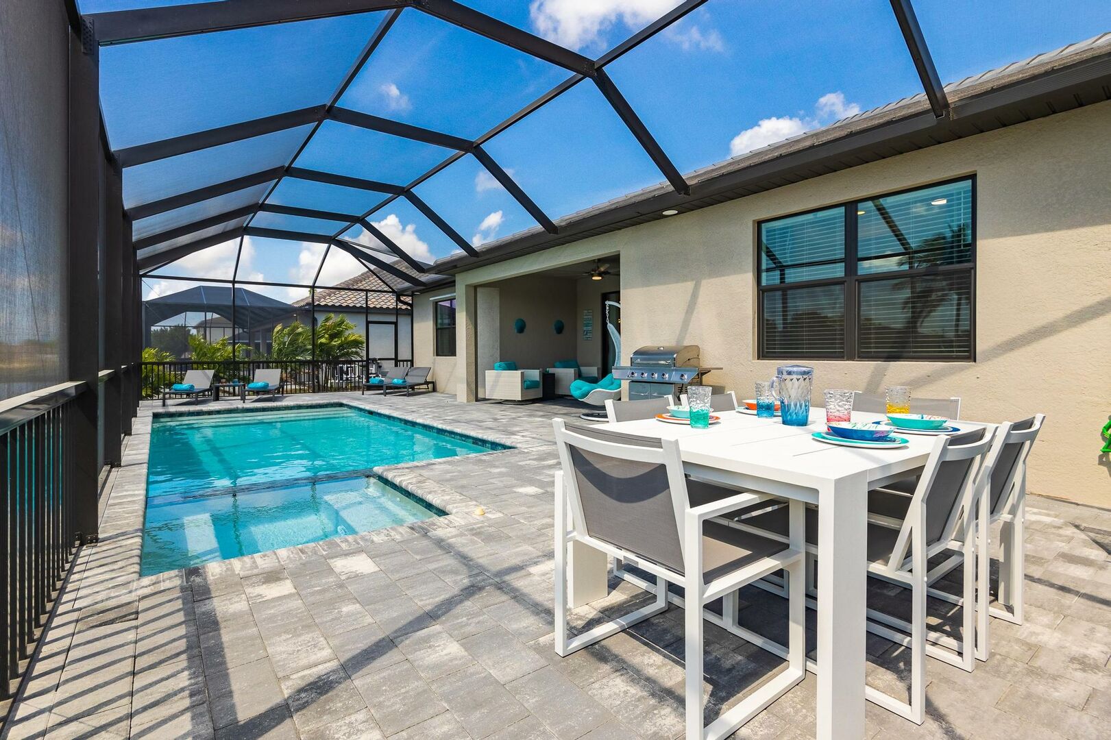 Private heated pool vacation rental in Cape Coral, Florida