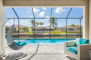 Private heated pool vacation rental in Cape Coral, Florida