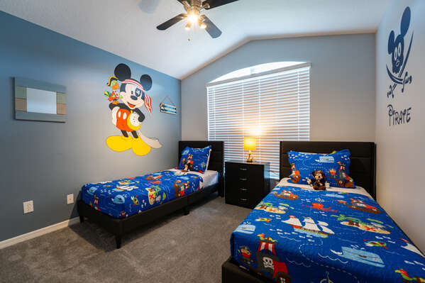 Kids suite 3 with 2 twin beds